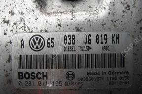 БЛОК УПРАВЛЕНИЯ VW SKODA 038906019KH 0281011195