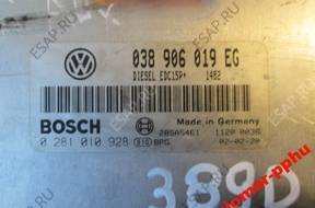 БЛОК УПРАВЛЕНИЯ   VW SKODA 1.9 TDI 038906019EG