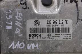 БЛОК УПРАВЛЕНИЯ VW Skoda   ДВИГАТЕЛЕМ 038906012FK