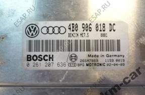 БЛОК УПРАВЛЕНИЯ VW SKODA   ДВИГАТЕЛЕМ 4B0906018DC