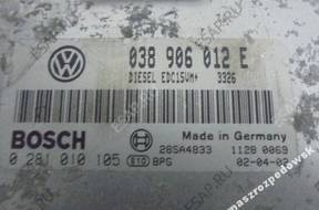 БЛОК УПРАВЛЕНИЯ VW SKODA SEAT 038906012E 0281010105