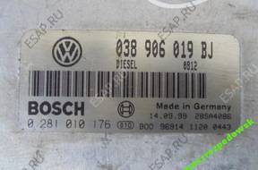 БЛОК УПРАВЛЕНИЯ VW SKODA SEAT 038906019BJ 0281010176