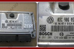 БЛОК УПРАВЛЕНИЯ VW SKODA SEAT 03C906057F 1.6 БЕНЗИН.