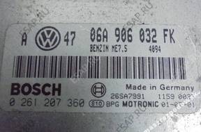 БЛОК УПРАВЛЕНИЯ VW SKODA SEAT 06A906032FK 0261207360