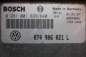 БЛОК УПРАВЛЕНИЯ   VW T4 2.5 TDI 0281001639/640