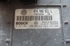 БЛОК УПРАВЛЕНИЯ  VW T4 2.5 TDI 074906021L  ИММОБИЛАЙЗЕР