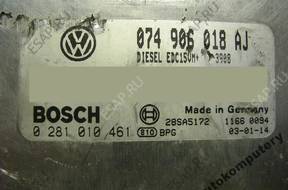 БЛОК УПРАВЛЕНИЯ VW T4 2.5TD 074906018aj 0281010461 БЕЗ КОДА