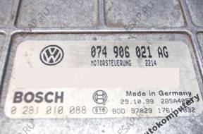 БЛОК УПРАВЛЕНИЯ VW T4 LT 074906021ag 0281010088 БЕЗ КОДА