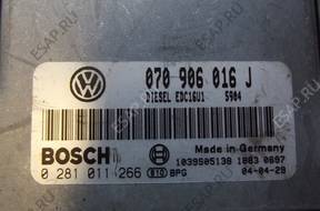 БЛОК УПРАВЛЕНИЯ VW T5   0281011266 070906016J