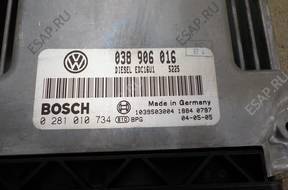 БЛОК УПРАВЛЕНИЯ VW T5 1.9 TDI   038906016