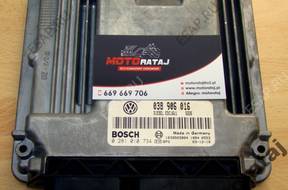 БЛОК УПРАВЛЕНИЯ VW T5 1.9TDI 0281010734 038906016 EDC16U1