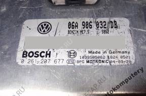 БЛОК УПРАВЛЕНИЯ VW T5 2.0 06a906032db 0261207677 +PIN