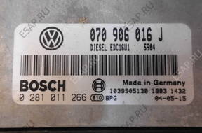 БЛОК УПРАВЛЕНИЯ VW T5 2.5TDI 0281011266