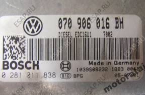 БЛОК УПРАВЛЕНИЯ VW T5 2.5TDI 0281011838  070906016BH