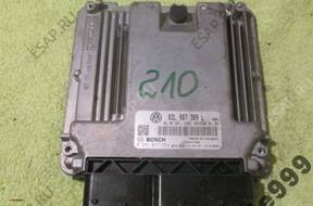 БЛОК УПРАВЛЕНИЯ VW T5 LIFT 2.0 TDI 03L907309L 0281017554