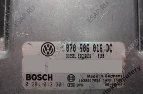 БЛОК УПРАВЛЕНИЯ VW TOUAREG 070906016dc 0281013301 +PIN