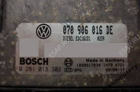 БЛОК УПРАВЛЕНИЯ VW TOUAREG 070906016de 0281013302 +PIN