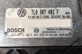 БЛОК УПРАВЛЕНИЯ VW TOUAREG 7l0907401f 0281013692 +PIN