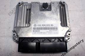 БЛОК УПРАВЛЕНИЯ VW TOURAN 03g906021ml 0281014046 БЕЗ КОДА