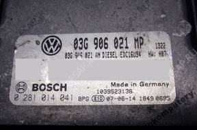 БЛОК УПРАВЛЕНИЯ VW TOURAN 03g906021mp 0281014041 БЕЗ КОДА