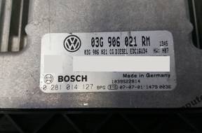 БЛОК УПРАВЛЕНИЯ VW TOURAN 03g906021rm 0281014127 БЕЗ КОДА
