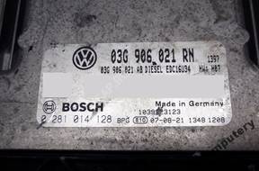 БЛОК УПРАВЛЕНИЯ VW TOURAN 03g906021rn 0281014128 БЕЗ КОДА