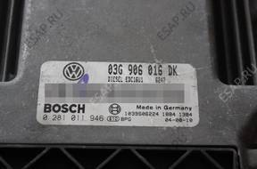 БЛОК УПРАВЛЕНИЯ Vw Touran 1.9 TDI 105KM BKC 0281011946