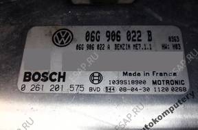БЛОК УПРАВЛЕНИЯ VW TOURAN 2.0 06g906022b 0261201575 +PIN
