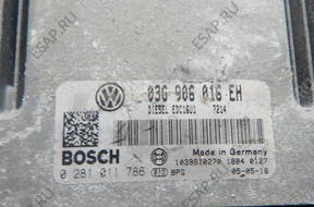 БЛОК УПРАВЛЕНИЯ VW TOURAN TDI 0281011789 03G906016EH