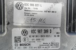 БЛОК УПРАВЛЕНИЯ VW TSI   ДВИГАТЕЛЕМ 03C 907 309 D