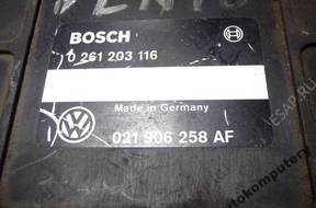 БЛОК УПРАВЛЕНИЯ VW VENTO 2.8 VR6 021906258af 0261203116