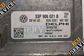 БЛОК УПРАВЛЕНИЯ  VW VW POLO 1.2 TDI 03P906021B