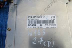 БЛОК УПРАВЛЕНИЯ W163 2.7 CDI   КОМПЛЕКТ A6121533279