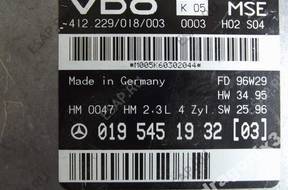 БЛОК УПРАВЛЕНИЯ W210  0195451932 mercedes e klasa