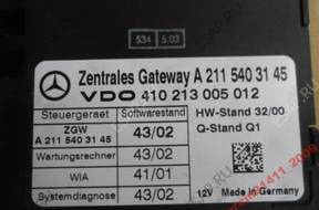 БЛОК УПРАВЛЕНИЯ w211 e klasa   gateway A2115403145