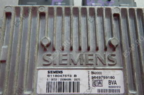 БЛОК УПРАВЛЕНИЯ XSARA PICASSO ECU S118047513B 9649759180