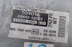 БЛОК УПРАВЛЕНИЯ  YARIS I 2000-2004 ГОД