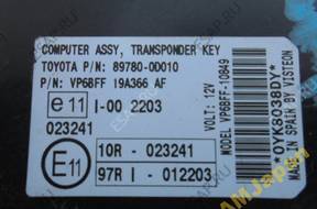 БЛОК УПРАВЛЕНИЯ YARIS II 06-2011 год   89780-0D010