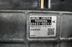 БЛОК УПРАВЛЕНИЯ YARIS II 1.3 2008 год   89661-0D311