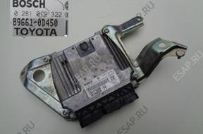 БЛОК УПРАВЛЕНИЯ YARIS II 1.4 D4D 89661-0D450 0281012322