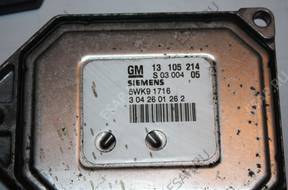 БЛОК УПРАВЛЕНИЯ   Z18XE 5WK91716 13105214 MERIVA
