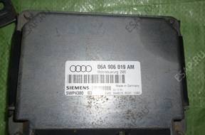 БЛОК УПРАВЛЕНИЯ ЗАМОК ЗАЖИГАНИЯ AUDI A3 1.6 SR 06A906019AM