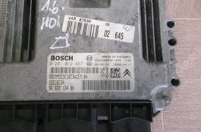 БЛОК УПРАВЛЕНИЯ ЗАМОК ЗАЖИГАНИЯ BSI PEUGEOT 207 1.6HDI