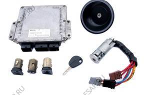 БЛОК УПРАВЛЕНИЯ ЗАМОК ЗАЖИГАНИЯ EDC15C215 0281010815 9644704480