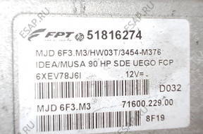 БЛОК УПРАВЛЕНИЯ ЗАМОК ЗАЖИГАНИЯ КЛЮЧ FIAT IDEA 1.3 JTD 90 KM