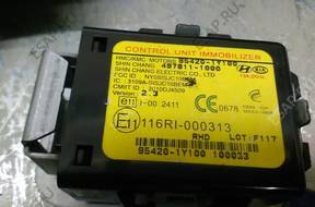 БЛОК УПРАВЛЕНИЯ ЗАМОК ЗАЖИГАНИЯ КОМПЛЕКТ KIA PICANTO 1,0E 2012 год,