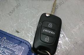 БЛОК УПРАВЛЕНИЯ ЗАМОК ЗАЖИГАНИЯ КОМПЛЕКТ KIA PICANTO 1,0E 2012 год,