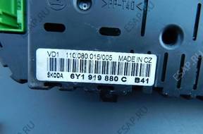 БЛОК УПРАВЛЕНИЯ ЗАМОК ЗАЖИГАНИЯ ПАНЕЛЬ ПРИБОРОВ FABIA  047906033A