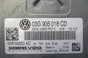 БЛОК УПРАВЛЕНИЯ ЗАМОК ЗАЖИГАНИЯ PASSAT B6 2.0 TDI 03G906018CD
