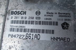 БЛОК УПРАВЛЕНИЯ ЗАМОК ЗАЖИГАНИЯ VOYAGER 2.5CRD KOMPL 0281010290